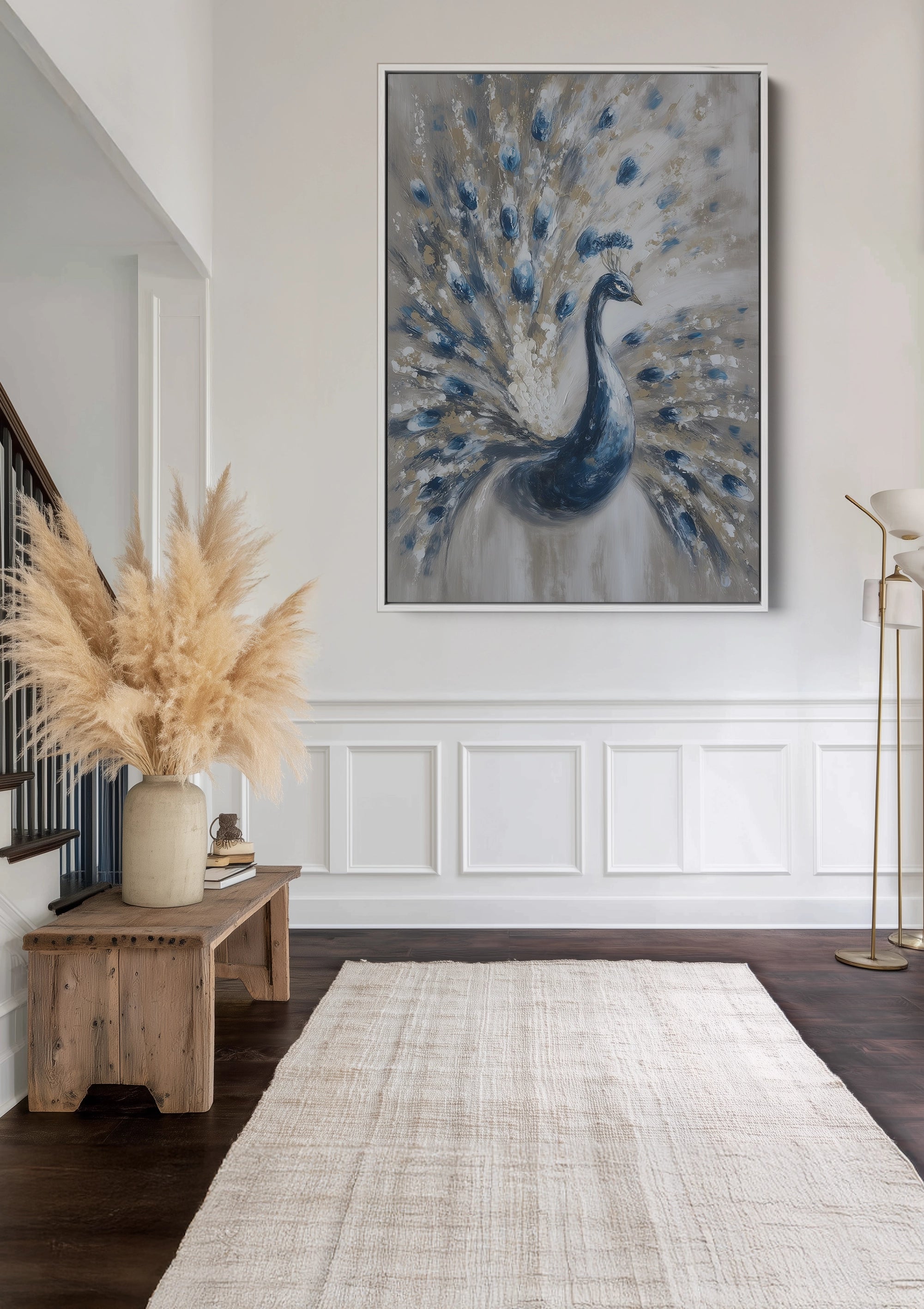 Blaues Stolz Gemälde Blaues Stolz Gemälde