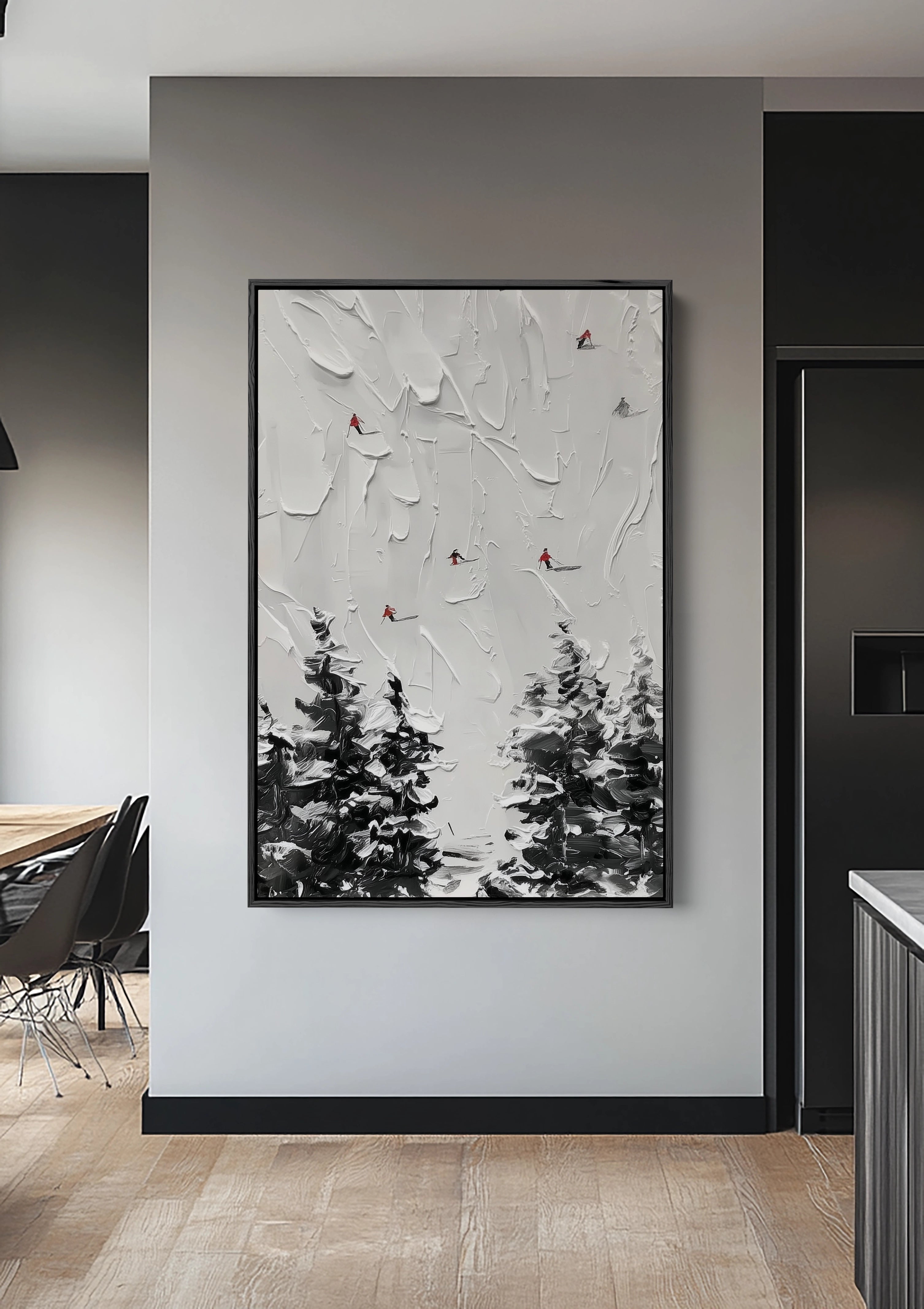 Down The Slope Gemälde Down The Slope Gemälde