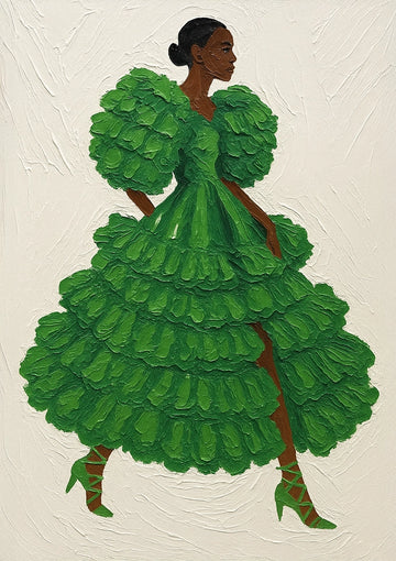 Emerald Stride Schilderij