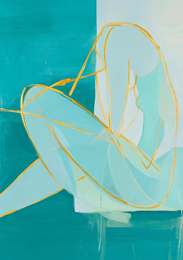 Unfolded Stillness Schilderij