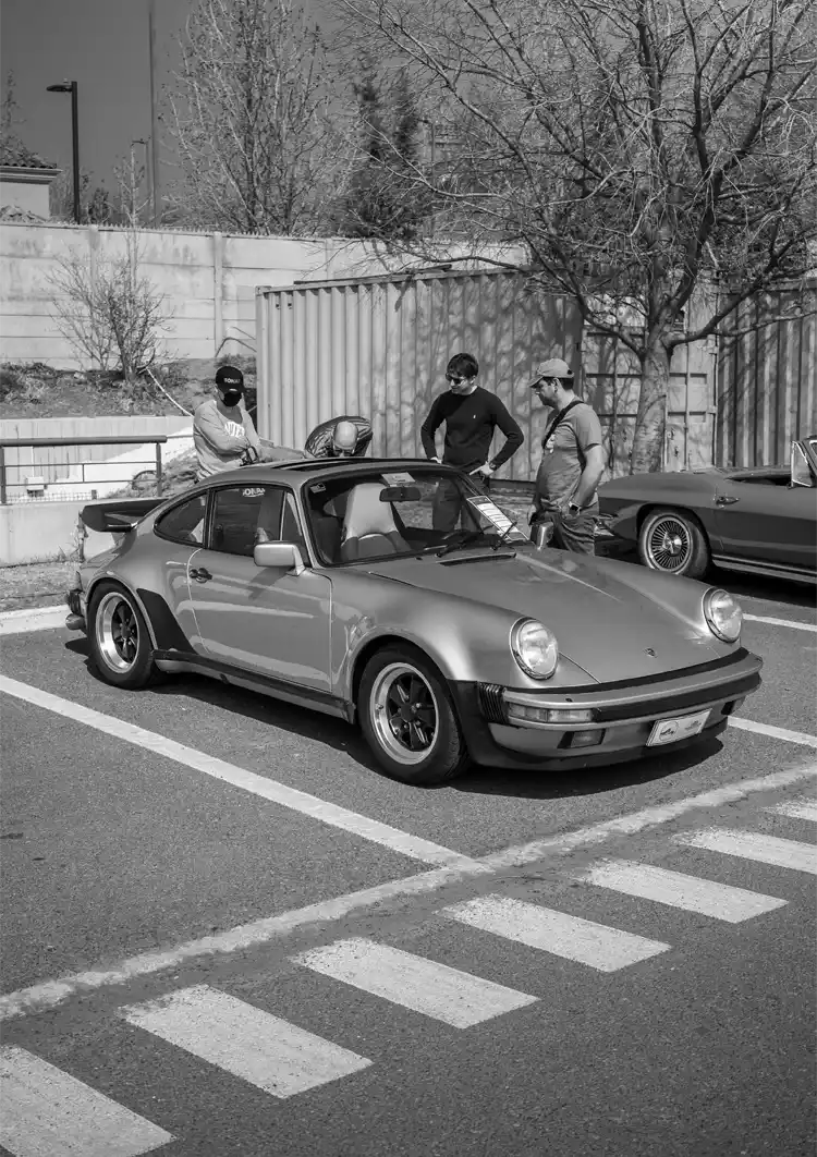 Klassieke Porsche 911 Turbo Schilderij